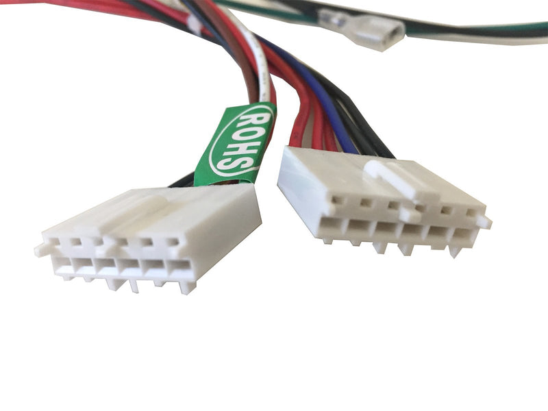 AYA 7" (7-Inch) ATX 20-Pin to at P8+P9 6-Pin with Push Power Button Wires Converter Adapter