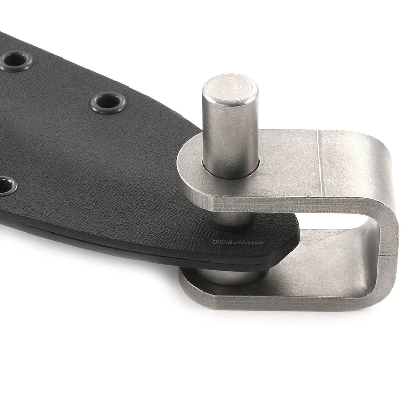 Eyelet Setting Tool & Eyelet Combo - (1) [ #6 3-Piece Eyelet Setting Tool (3/16 Inch) ] + (100) [#6-9 Black Eyelets (3/16 Inch Diameter)] - for Holster Making, Sewing, Tents, Banners, Sails, etc. (#6 Setting Tool) + (100)(6-9 Black Eyelets)