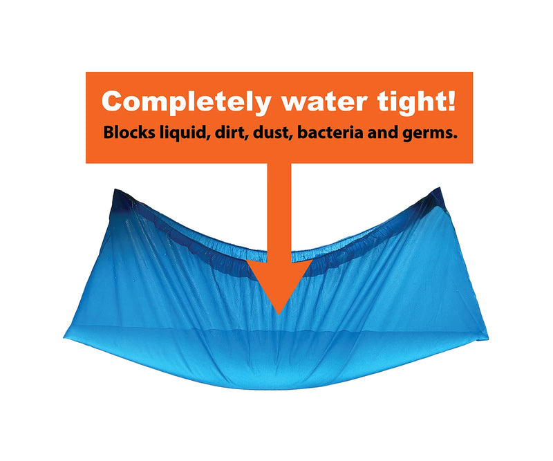 ProtectX Disposable Shoe & Boot Covers, 100-pack (50 pairs), Waterproof, Slip Resistant, Boot & Shoe Covers, Durable CPE plastic, Fits up to Men’s 10.5 US Size and Women’s 12 US Size Shoes Large 100PK