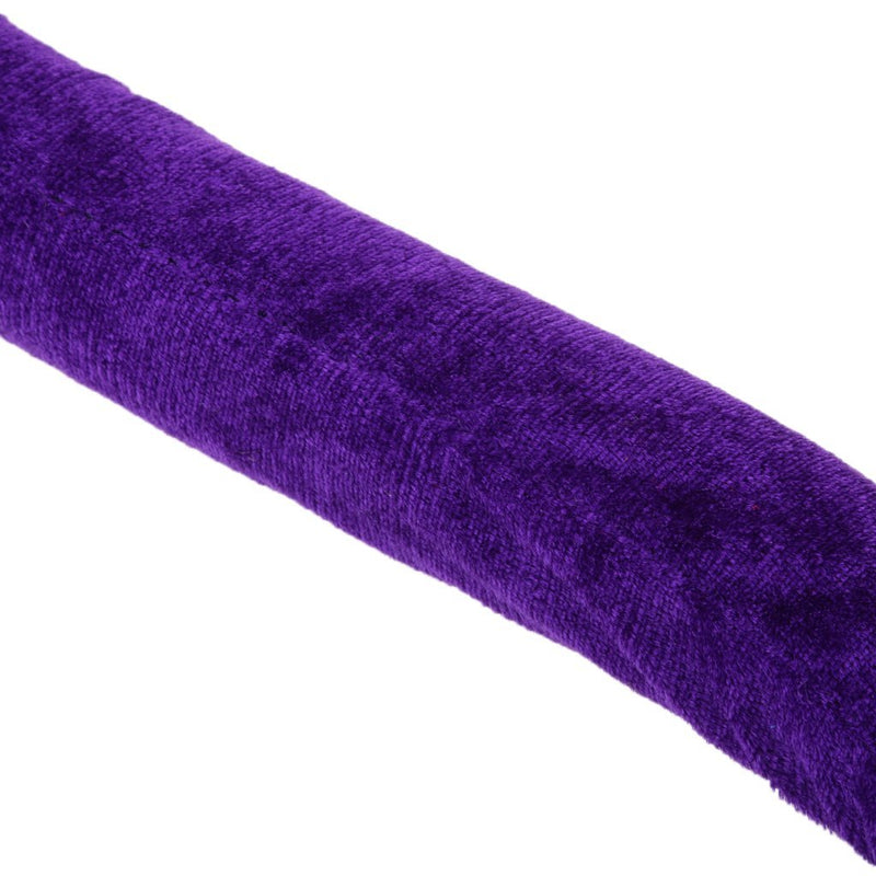 Velvet Hanging Ropes Crowd Control Stanchion Ropes fit for Movie Theaters,Grand Openings,Restaurants,Hotels (2 Meter, Purple) 2 Meter