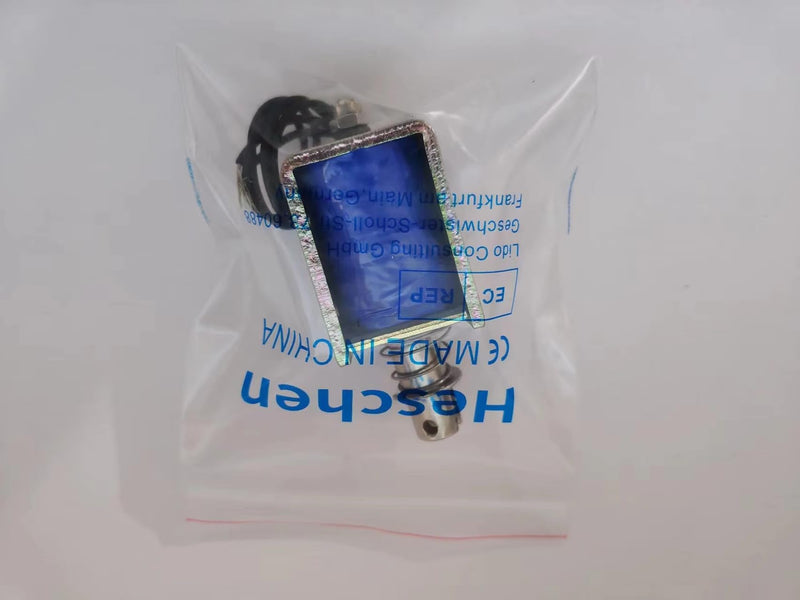 Hechen Solenoid Electromagnet, HS-1040B, DC12V 1.6A 25N, 10mm stroke, open frame push-pull door lock