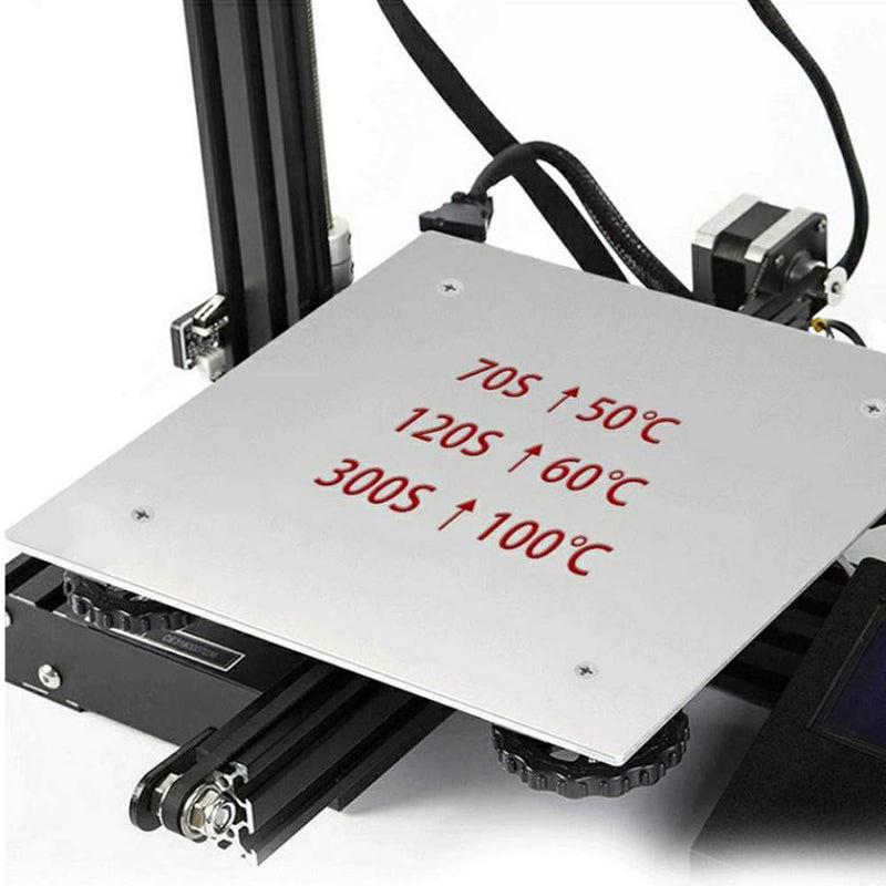 Official Ender 3 V2 Heated Bed 3D Printer Replacement Hot Bed 220W 24V with Cable Compatible for Creality Ender 3, Ender 3 Pro, Ender 3 V2
