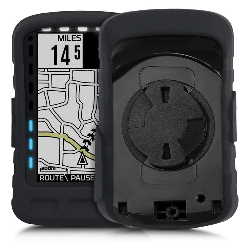 kwmobile Case Compatible with Wahoo Elemnt Roam - Case Soft Silicone Bike GPS Protective Cover - Black
