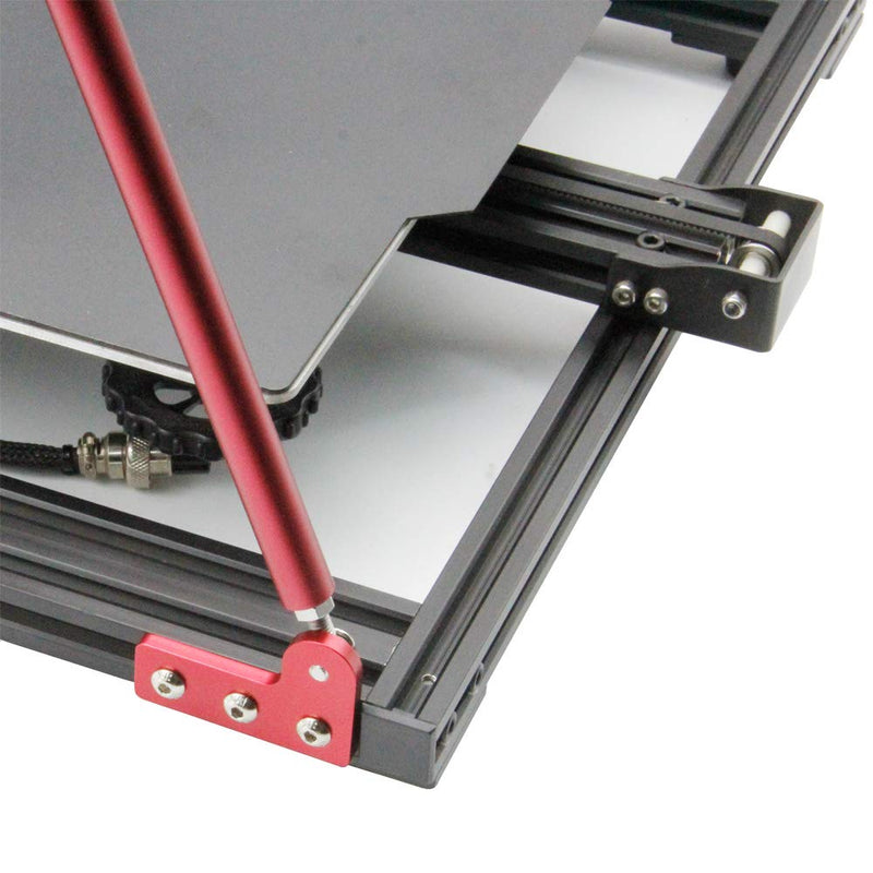 Befenybay Upgrade Supporting Rod Set for Creality 3D Printer CR-10 300 (300x300x400 mm) 300x300x400mm