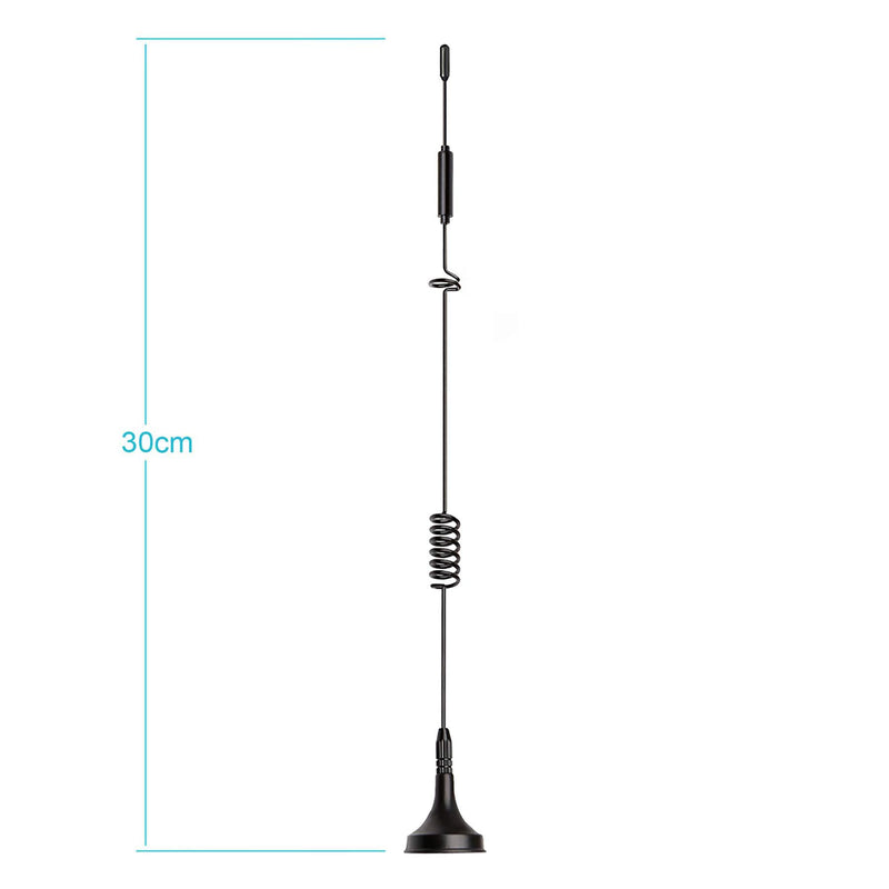 Bingfu 4G LTE Antenna 8dBi Magnetic Base SMA Male Antenna Compatible with 4G LTE Wireless CPE Router Cellular Gateway Industrial IoT Router Mobile Cellular