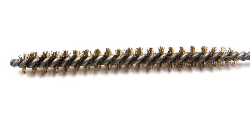 Chiloskit Pipe Brush Set Brass Wire Pipe Brush Cleaning Tool Long Handle Bristle Cleaning 6mm/10mm/14mm (10mm) 10pcs 10mm