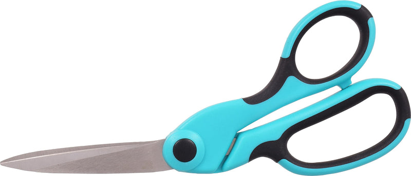 SINGER 00561 8-1/2-Inch ProSeries Heavy Duty Bent Sewing Scissors,Teal Teal