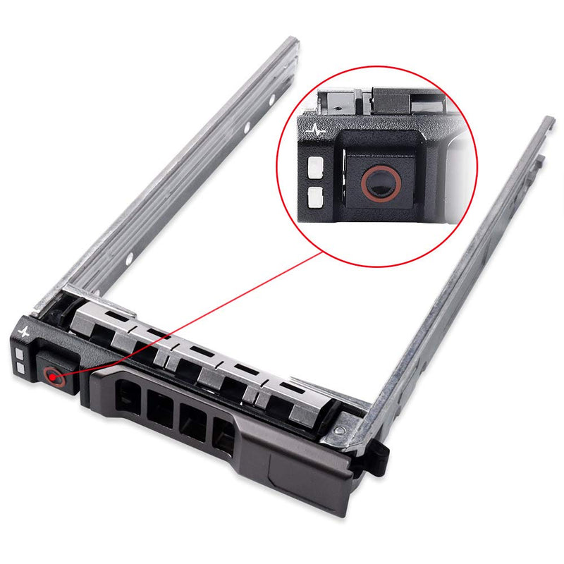 2.5" inch G176J 0G176J G281D KG7NR SAS SATA Hard Drive HDD Tray Caddy Compatible for Dell PowerEdge T440 T640 R330 R430 T430 R630 T630 R730 R830 R930 R320 R420 Server and More - Hot-Swap Tray (2-PACK) 2-PACK