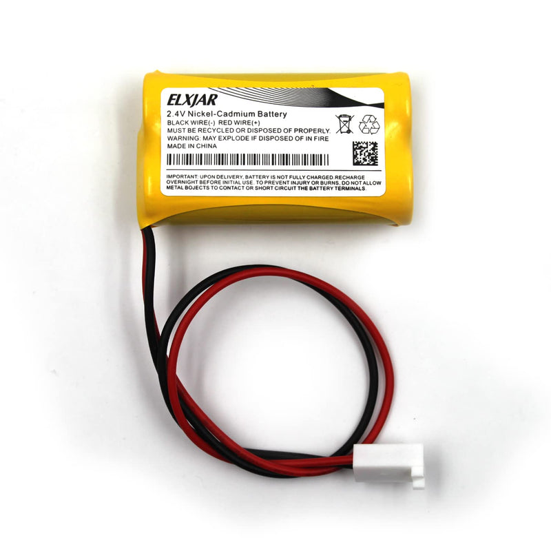 (5-Pack) 2.4V 800mAh Ni-CD Battery Pack Replacement for Dantona Custom-7, LITHONIA ELB-2P41N (CUSTOM-29), ELB-4804N (CUSTOM-241), Custom-276, OSA030 Exit Sign Emergency Light
