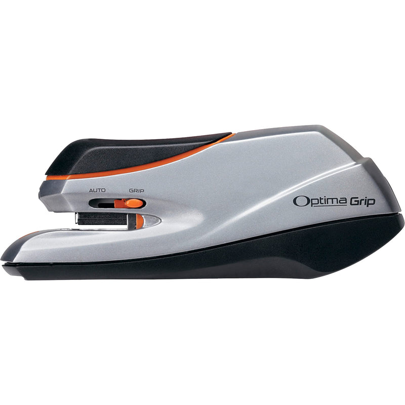 Swingline 48207 Optima Grip Electric Stapler, 20-Sheet Capacity - Silver 20 Sheet (Orange Trim)