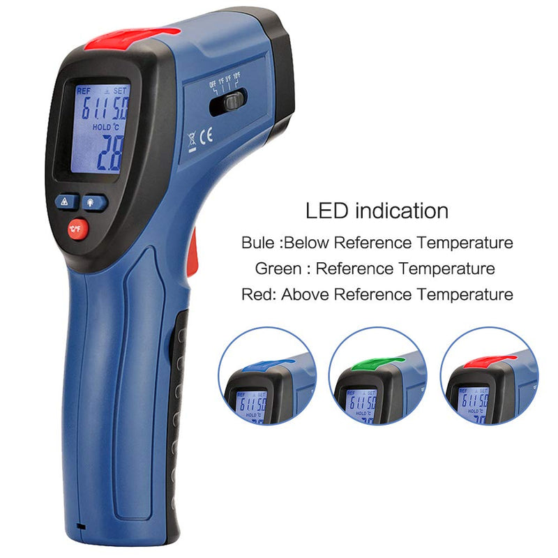 CEM DT-8666 Thermal Leak Detector with Audible Alarm -50℃ to 380℃/-58℉ to 716℉ Thermal Scanner for House