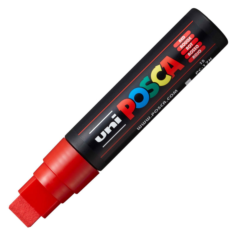 Posca Acrylic Paint Marker, Extra Broad, Red