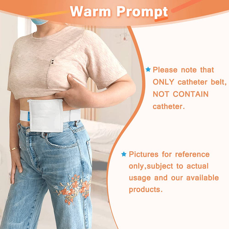 G Tube Holder Belt Feeding Tubes Accessories G Tube Covers Peg Tube Gastrostomy Catheter Pd Dialysis Belt Pads Drainage Medical Abdominal Dialysis For Men Women(28"~37")