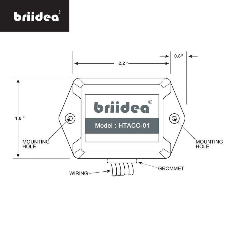 Add-A-Wire Accessory, Briidea Common Wire Kit for All 24VAC Thermostats (4 to 5 wires), White