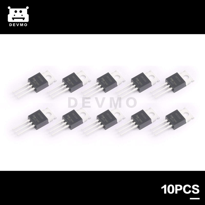 DEVMO 10pcs IRF3205 IR MOSFET N-Channel 55V/110A TO-220 HEXFET Power Transistor IRF