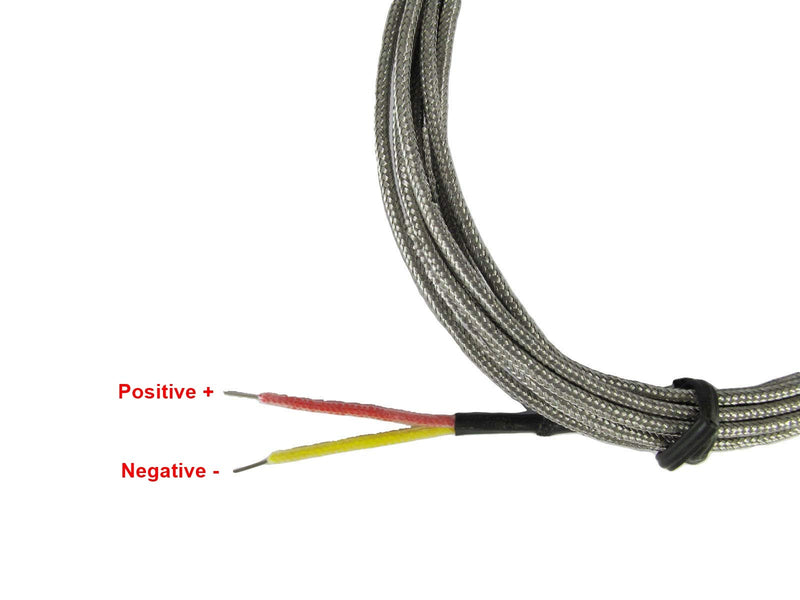 Angled Bend Motor Cylinder Head Temperature Sensors 18mm id Washer & 10 Feet Cable