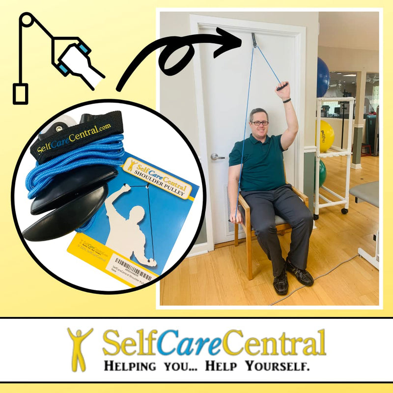SelfCareCentral Shoulder Pulley, Exercise for Shoulder Rehab, Physical Therapy Exercises