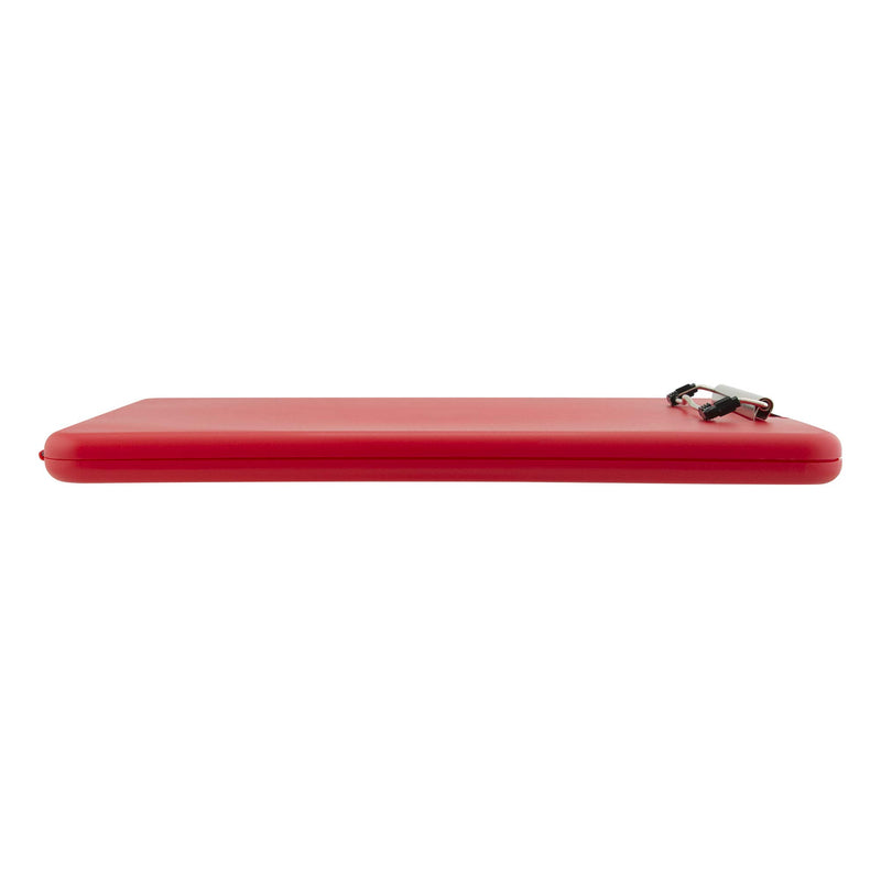 Saunders Slimmate Letter Size Storage Clipboard, Polypropylene, Red