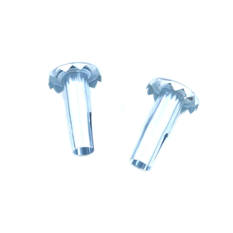 MY MIRONEY 20-Pack Caster Sockets Metal Caster Stem Sleeve Wheel Socket Furniture Insert for Stem Caster,Grip Ring Caster