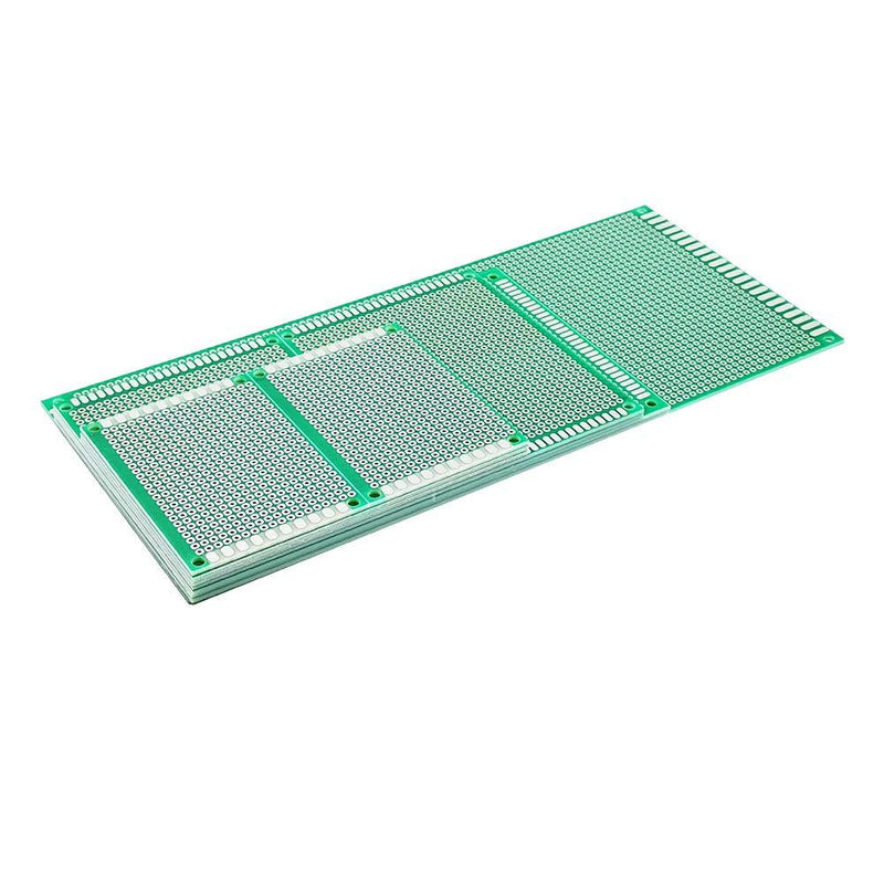 YUNGUI PCB Board Kit,11 Pieces Blank Circuit Board Large Prototype Board for Soldering and Electronic Project Compatible with Arduino Kits