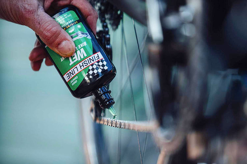 Finish Line Wet Bike Lubricant 4 oz Squeeze Bottle