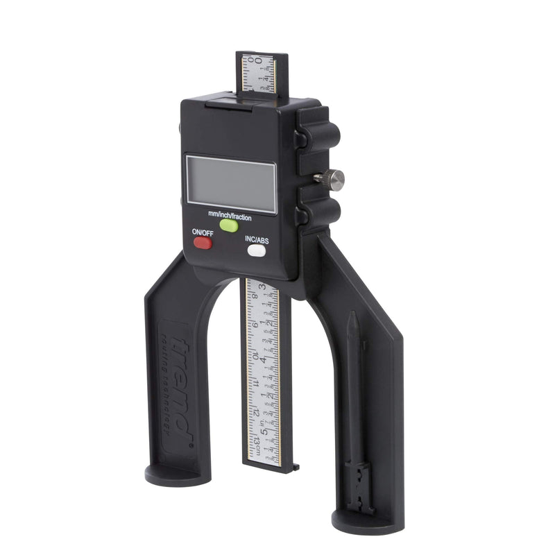 Trend GAUGE/D60 Digital Depth Gauge with 60mm Jaw Opening for Setting Rebates and Grooves