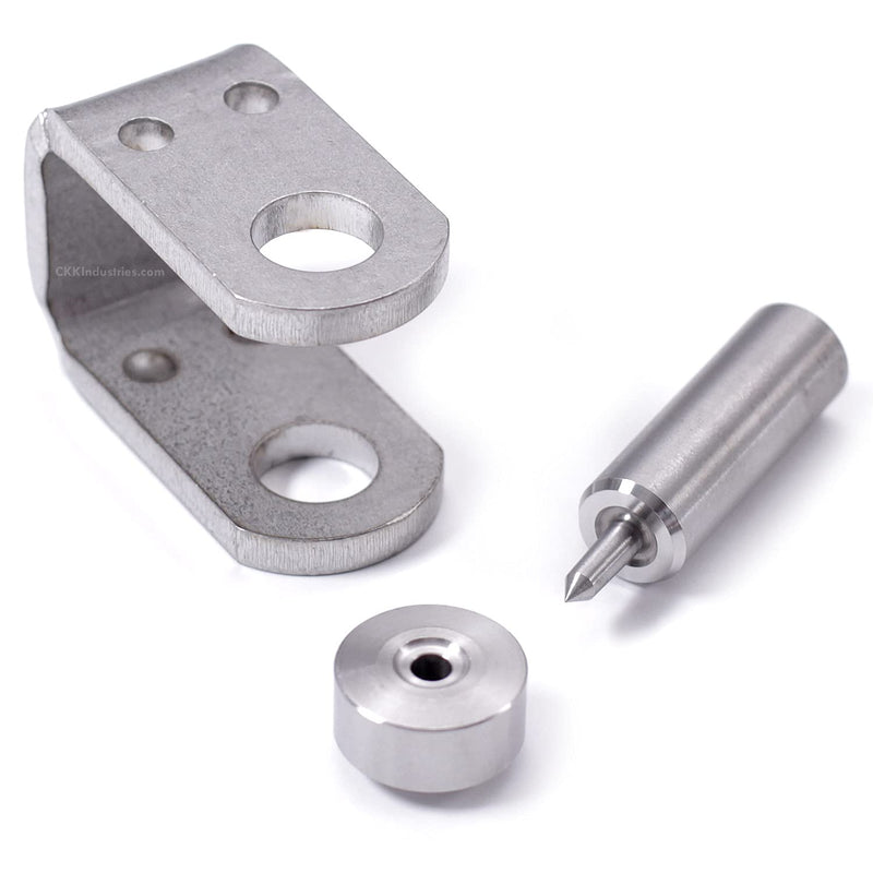 Eyelet Setting Tool & Eyelet Combo - (1) [ #6 3-Piece Eyelet Setting Tool (3/16 Inch) ] + (100) [#6-9 Black Eyelets (3/16 Inch Diameter)] - for Holster Making, Sewing, Tents, Banners, Sails, etc. (#6 Setting Tool) + (100)(6-9 Black Eyelets)
