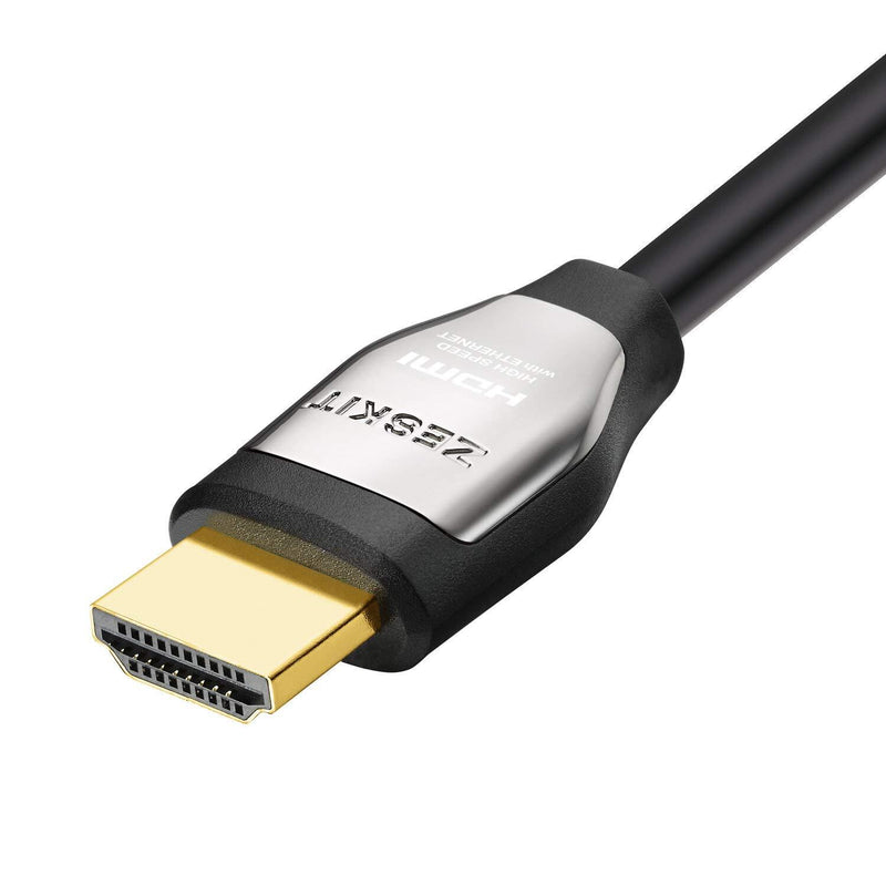 Zeskit Cinema Plus 4K 1.5ft (2-Pack) High Speed with Ethernet 22.28Gbps HDMI 2.0b Cable, Compatible with Dolby Vision 4K 60Hz HDR ARC 4:4:4 HDCP 2.2