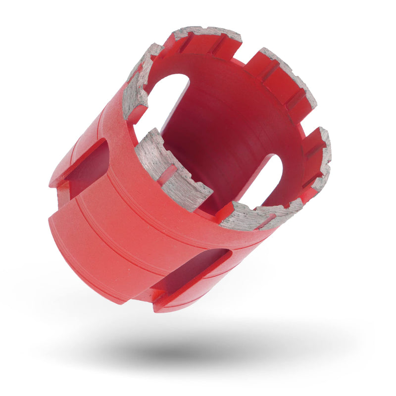 PRODIAMANT diamond countersink 68 mm x M16 masonry concrete brick PDX857.638 6 diamond segments usable length 60mm