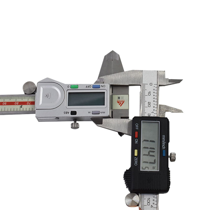 Electronic Digital Caliper Stainless Steel Body with Large LCD Screen 0-6 Inches Inch/Millimeter Conversion