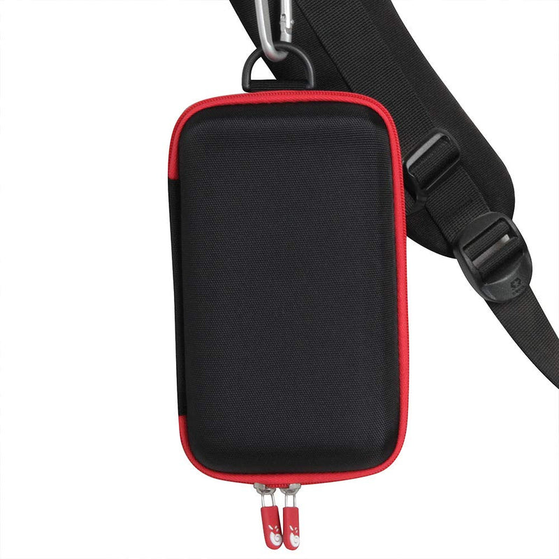 Hermitshell Hard Travel Case for Ekrist/LanLuk Portable Charger Power Bank 25800mAh (Black + Red Zipper) Black + Red Zipper