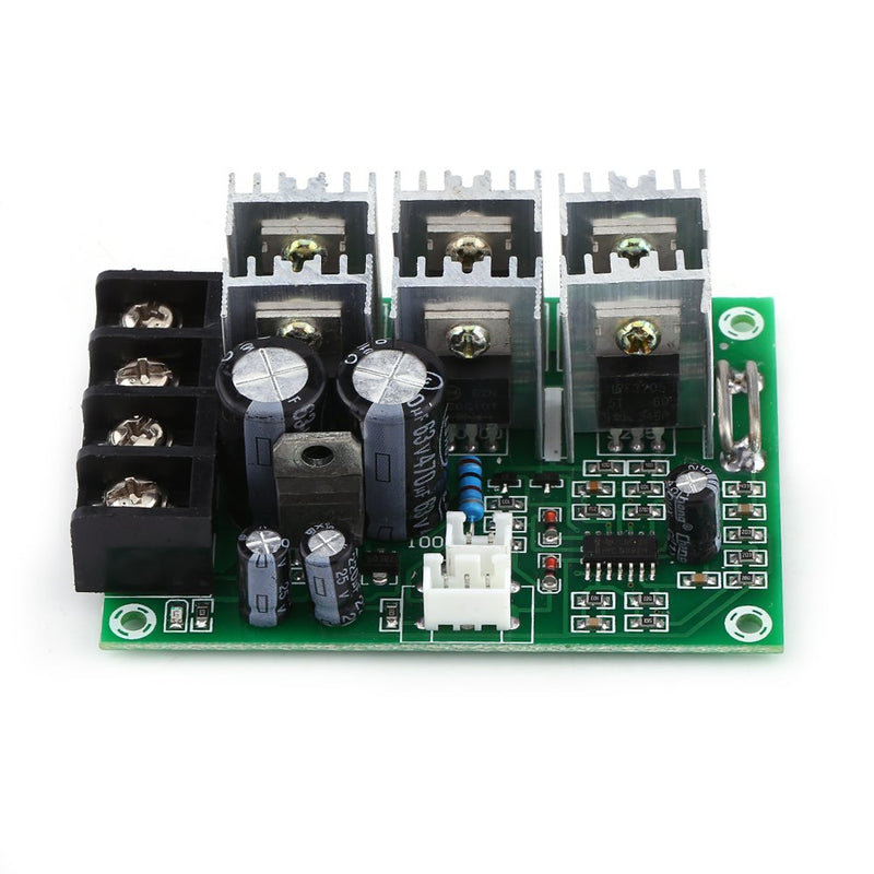 DC Motor Speed Controller with Overload Protection 12V 36V 48V 30A Slow Start Adjustable Speed Board for Permanent Magnet DC Brushed Motor
