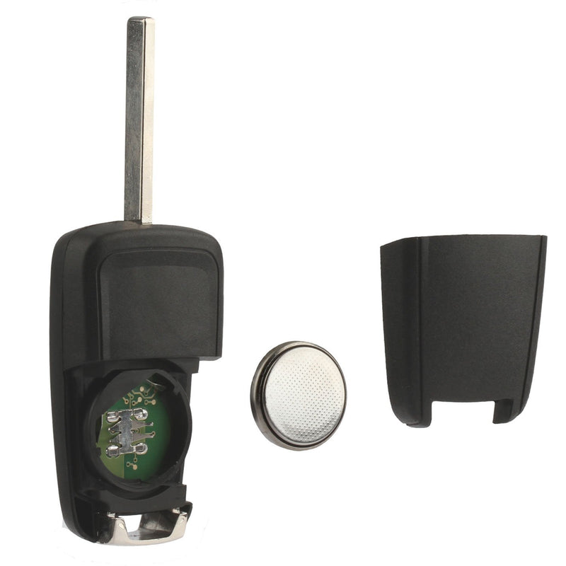 Car Key Fob Keyless Entry Remote Flip fits 2010-2017 Chevy Equinox, Sonic, Terrain (OHT01060512 3-btn), Set of 2 g-512-flip-3btn x 2