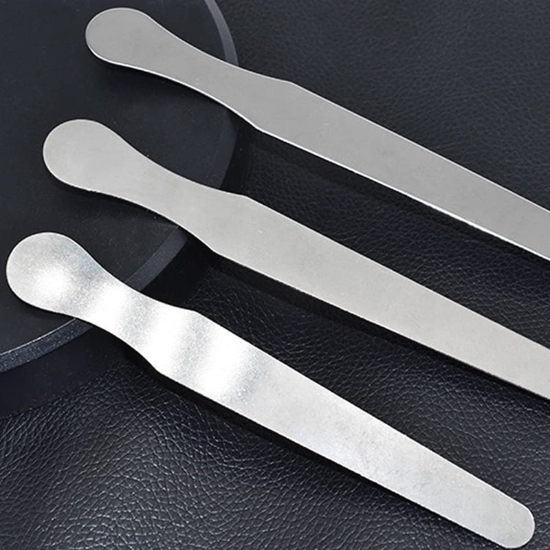 3pcs Stainless Steel Tongue Depressors for Crafts, Beauty Salon, Dental Examination (14cm+16cm+18cm)