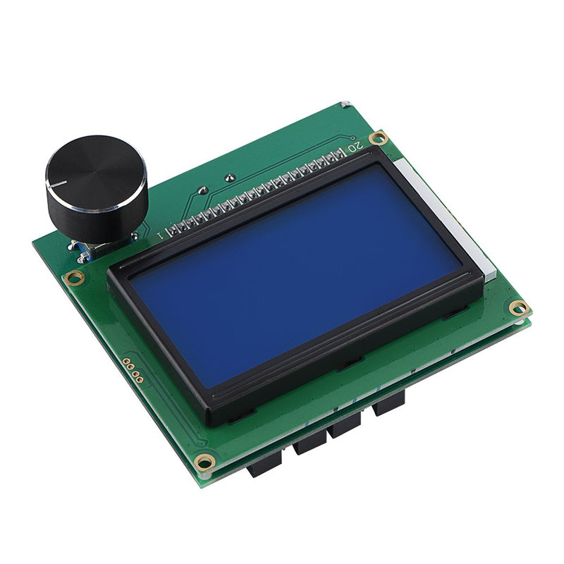 LCD Screen for Creality CR-10S / S4 / S5, CR10s LCD Screen, Replacement LCD Screen Controller Display with 2 Cable for Creality CR-10S 3D Printer, 3D Printer Kit Accessory