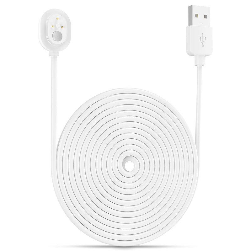 2 Pack HOLACA Power Adapter and 20ft/6m Cable for Arlo Ultra&Ultra 2/Arlo Pro 3 Pro 4(Not for floodlight),Weatherproof Outdoor or Indoor Magnetic Cable Continuously Charging for Arlo Camera 2 Pack 20ft+adapter