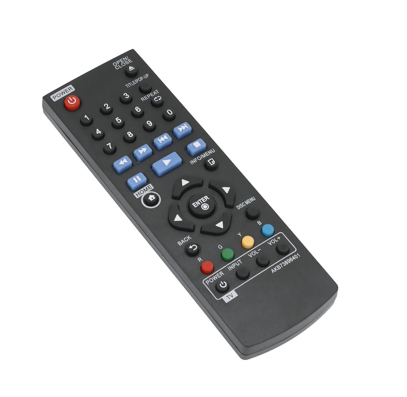 New AKB73896401 Replace Remote fit for LG BLU RAY DISC DVD Player BP135 BP145 BP155 BP175 BP255 BP300 BP335W BP340 BP350 BPM25 BPM35 UP870 UP875 BP550