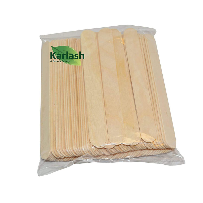Karlash Jumbo craft sticks 6" length (Pack of 100) 6 Inch (Pack of 100)