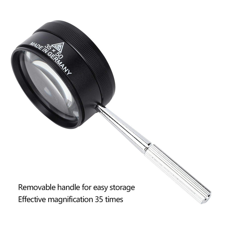 35X Portable Magnifier Magnifier High Presision Professional 35X for Reading for Identification Indoor