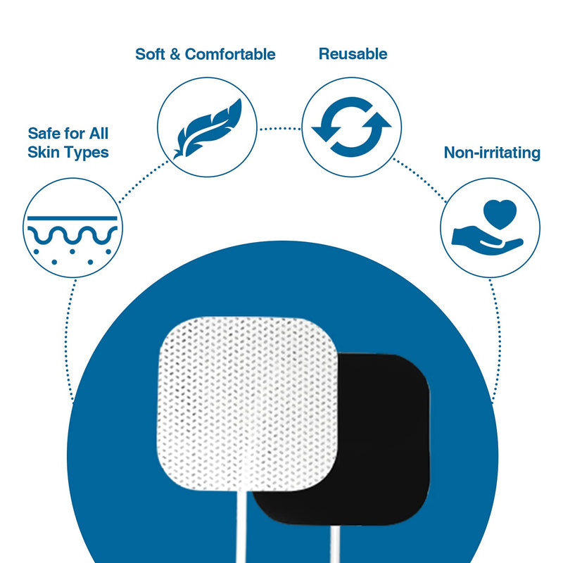 MIBEST Portable TENS Unit - Electronic Pulse Massager - Muscle Stimulator Machine for Women and Men - EMS Electrotherapy Muscle Stimulator - Electronic Pulse Stimulator