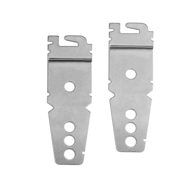 Dishwasher Mounting Bracket Whirlpool Kit 2 Pack + 2 Mounting Screws - Undercounter Dishwasher Brackets Compatible with Whirlpool / Kenmore / Kitchenaid / Maytag / Amana