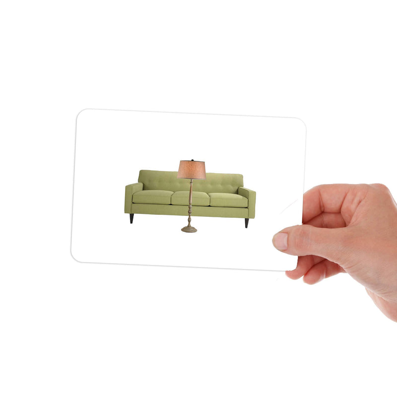 Picture My Picture Prepositions Flash Cards | 40 Positional Language Development Educational Photo Cards | Speech Therapy Materials, ESL Materials