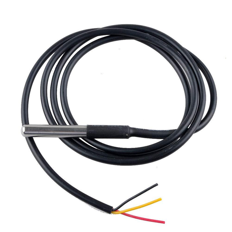 Geekstory 5PCS DS18B20 Temperature Sensor, Waterproof Temp Digital Thermal Probe 1M 39.3inch with 4.7KΩ Resistor for Arduino 1 Meter DS18B20 Temperature Sensor
