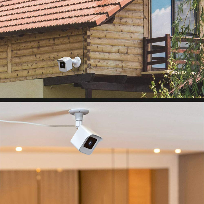 PEF Mount for All-New Wyze Cam V3 ONLY, Weatherproof Protective Cover and 360 Degree Adjustable Wall Mount Solid Housing for Wyze V3 Outdoor Indoor Smart Home Camera System (White, 1 Pack) White