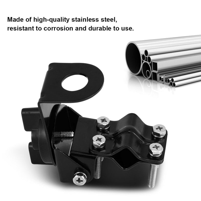 Mobile Antenna Mount, Stainless Steel Car Radio Antenna Bracket Holder Support 360Â° Rotation for Vehicle Audio Video Antennas