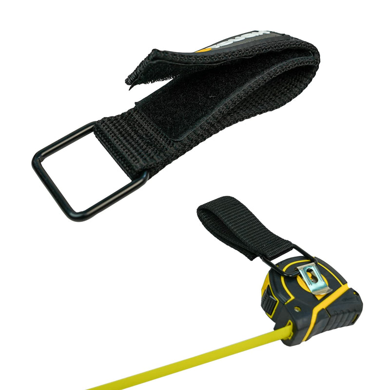 MELOTOUGH 2 Pcs Tape Measure Holder Tool Belt Loop Belt Clip Drill Impact Tool Holster - for Tape Measure, Drills, Clipped Tools…