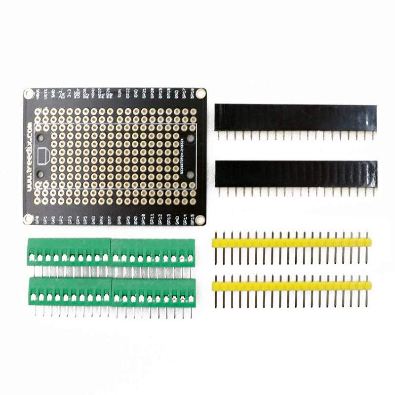 Treedix Compatible with Raspberry PI PICO Breakout Board Flexible PCB Shield Board with Pin Header