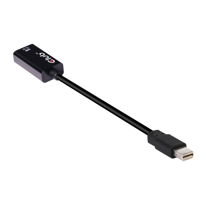 Club 3D CAC-1180 Mini DisplayPort 1.4 to HDMI 2.0B HDR Adapter Supports 4096X2160@60Hz High Dynamic Range, Black
