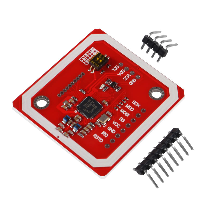 DIANN PN532 NFC NXP RFID Module V3 Kit Near Field Communication Reader Module Kit I2C SPI HSU with S50 White Card Key Card for DIY Smart Phone Android Phone (4-Pack) 4-Pack