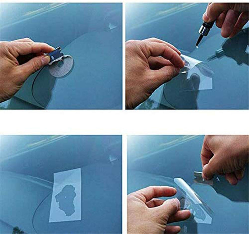 (2pcs)Automotive Glass Nano Repair Fluid Kit Cracked Car Windshield Repair Kit Resin | Wind Shield Car Glass Repair Set Glass Corrector Shatter Repair Glue for Cars